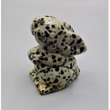 Rabbit (Hands Up) 2.25 Inch Figurine - Dalmatian Dacite