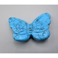 Butterfly 2.25 Inch Figurine - Howlite Turquoise