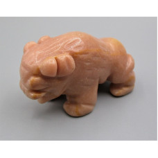 Buffalo 2.25 Inch Figurine - Orange Calcite