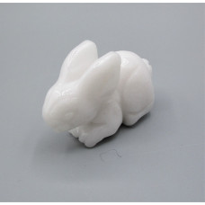 Rabbit (Hands Down) 2.25 Inch Figurine - White Calcite