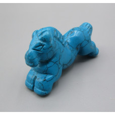 Horse Running 2.25 Inch Figurine - Howlite Turquoise