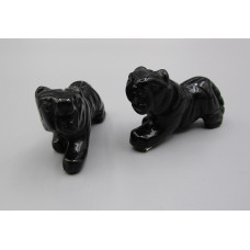 Tiger 2.25 Inch Figurine - Obsidian Black