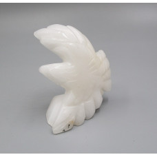 Eagle Soaring 1.5 Inch Figurine - Agate White