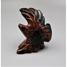 Eagle Soaring 1.5 Inch Figurine - Mohogany Obsidian