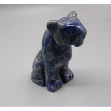 Panther Sitting 2.25 Inch Figurine - Sodalite