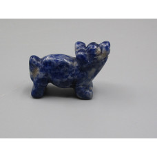 Coyote Walking 1 Inch Figurine - Sodalite