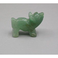 Coyote Walking 1 Inch Figurine - Aventurine