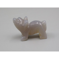 Coyote Walking 1 Inch Figurine - Agate Gray