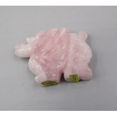 Dragon with wings 1.5 Inch Figurine - Rose Quartz