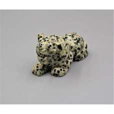 Lion 2.25 Inch Figurine - Dalmatian Dacite