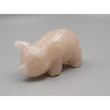 Pig Classic 1.5 Inch Figurine - Rose Quartz