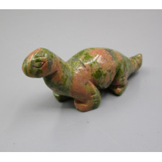 Dinosaur (Diplodocus) 2.25 Inch Figurine - Unakite