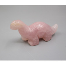 Dinosaur (Diplodocus) 2.25 Inch Figurine - Rose Quartz