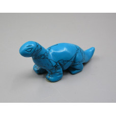 Dinosaur (Diplodocus) 2.25 Inch Figurine - Howlite Turquoise