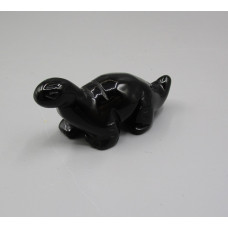 Dinosaur (Diplodocus) 2.25 Inch Figurine - Black Obsidian