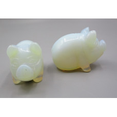 Pig Ball 2.25 Inch Figurine - Opalite