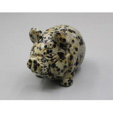 Pig Ball 2.25 Inch Figurine - Dalmatian Dacite