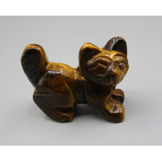 Cat Walking 1.5 Inch Figurine - Tiger Eye