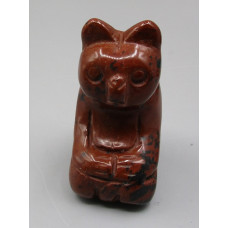 Panda Sitting 2.25 Inch Figurine - Mahogany Obsidian