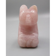 Panda Sitting 1.5 Inch Figurine - Rose Quartz