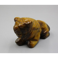 Lion 1.5 Inch Figurine - Tiger Eye