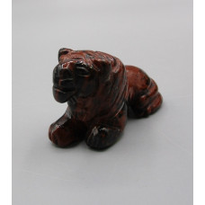 Lion 2.25 Inch Figurine - Mahogany Obsidian