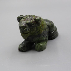 Lion 2.25 Inch Figurine - Blood Stone