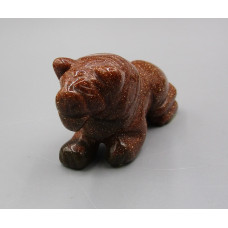 Lion 1.5 Inch Figurine - Goldstone