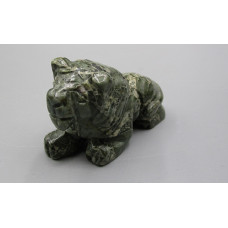 Lion 2.25 Inch Figurine - Snake Skin Jasper