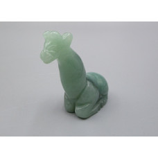 Giraffe Sitting 2.25 Inch Figurine - Aventurine