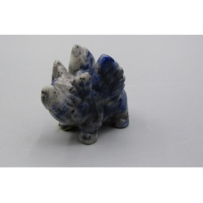 Pig Flying 1.5 Inch Figurine - Sodalite