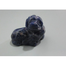 Dog (Dachshund) 1.5 Inch Figurine - Sodalite