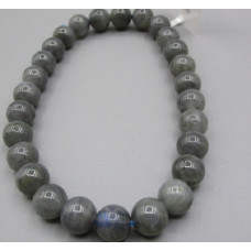 6-8 mm Gemstone Round Bead Bracelet - Labradorite