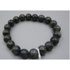 8-10 mm Gemstone Round Bead Bracelet - Labradorite