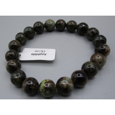 8-10 mm Gemstone Round Bead Bracelet - Amphibite