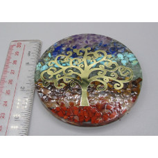 Chakra Chips Plate  (3” OD)  with Stand