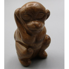 Monkey 2.25 Inch Figurine - Picture Jasper