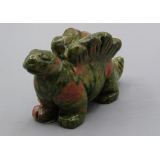 Dinosaur (Stegosaurus) 2.25 Inch Figurine - Unakite