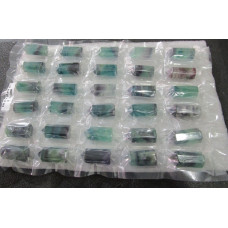 Gemstone Points Pack - Fluorite - 40 pcs Pack - 1.3x3.5 cm (0.5 x 1.35 Inch)