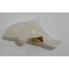 Whale (Orca) 1.5 Inch Figurine  - Rose Quartz