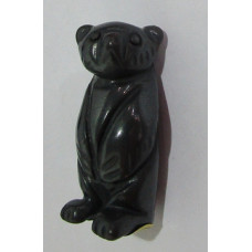 Bear Standing 1.5 Inch Figurine - Hematite