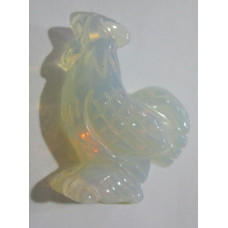 Rooster 1.5 Inch Figurine - Opalite