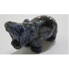 Hippo 1.5 Inch Figurine - Sodalite