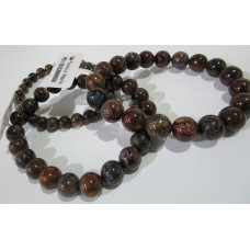 8 mm Gemstone Round Bead Bracelet - 10 pcs pack - Pietersite