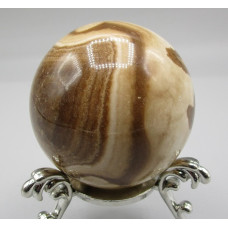 Gemstone Sphere - Brown Aragonite - Style 1 (About 2 inch)