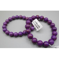 8-10 mm Gemstone Round Bead Bracelet - Phosphosiderite