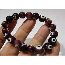 Blue Eye Bracelet - Dark Purple - 10 pcs pack