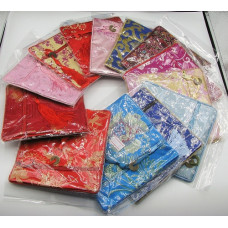 Square Zip Purse - 5 pieces of Assorted color or style (5 x 5 Inch)