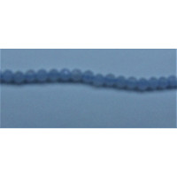 16 Inch 2 mm Gemstone Faceted Bead Strands - Blue Lace Agate