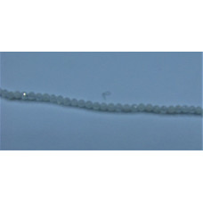 16 Inch 2 mm Gemstone Faceted Bead Strands - Moonstone Blue